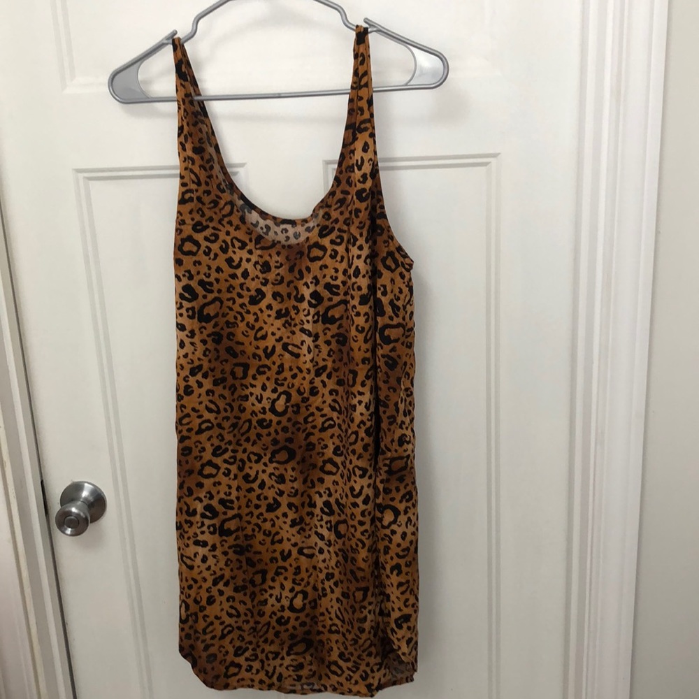 Animal print dress